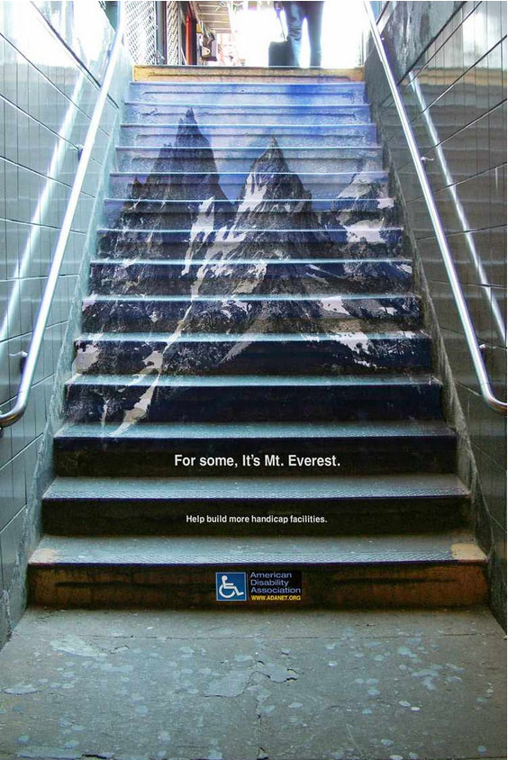 Creative Advertising - For some its Mt. Everest