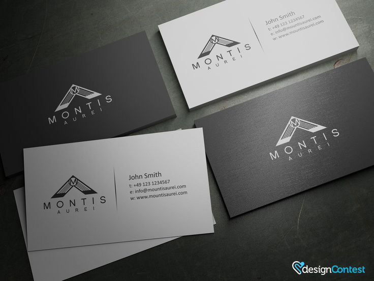Montis Aurei Business card design with DesignContest copy copy copy