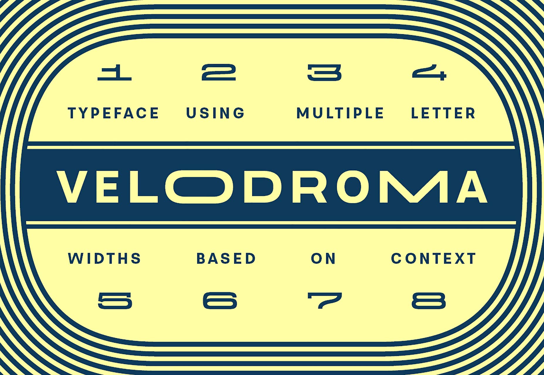 Velodroma free fonts for designers