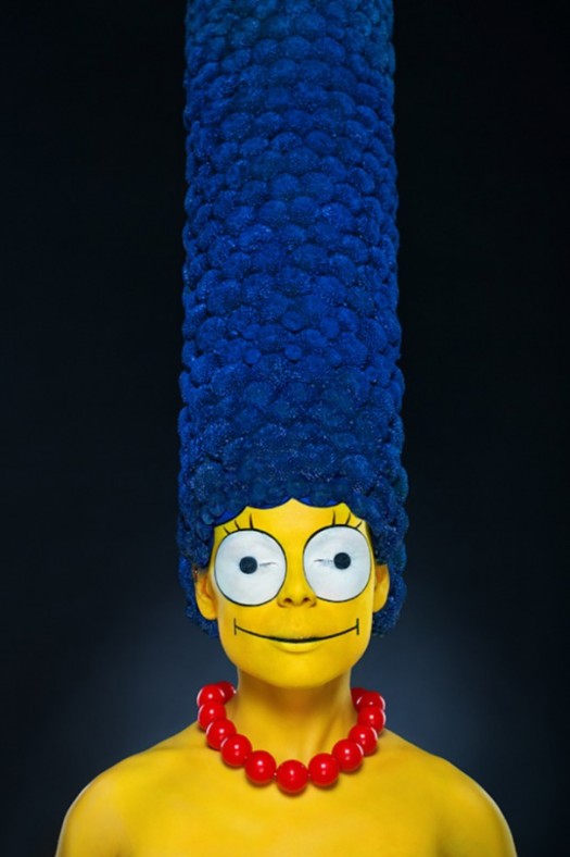 Halloween Makeover Ideas - Marge Simpson