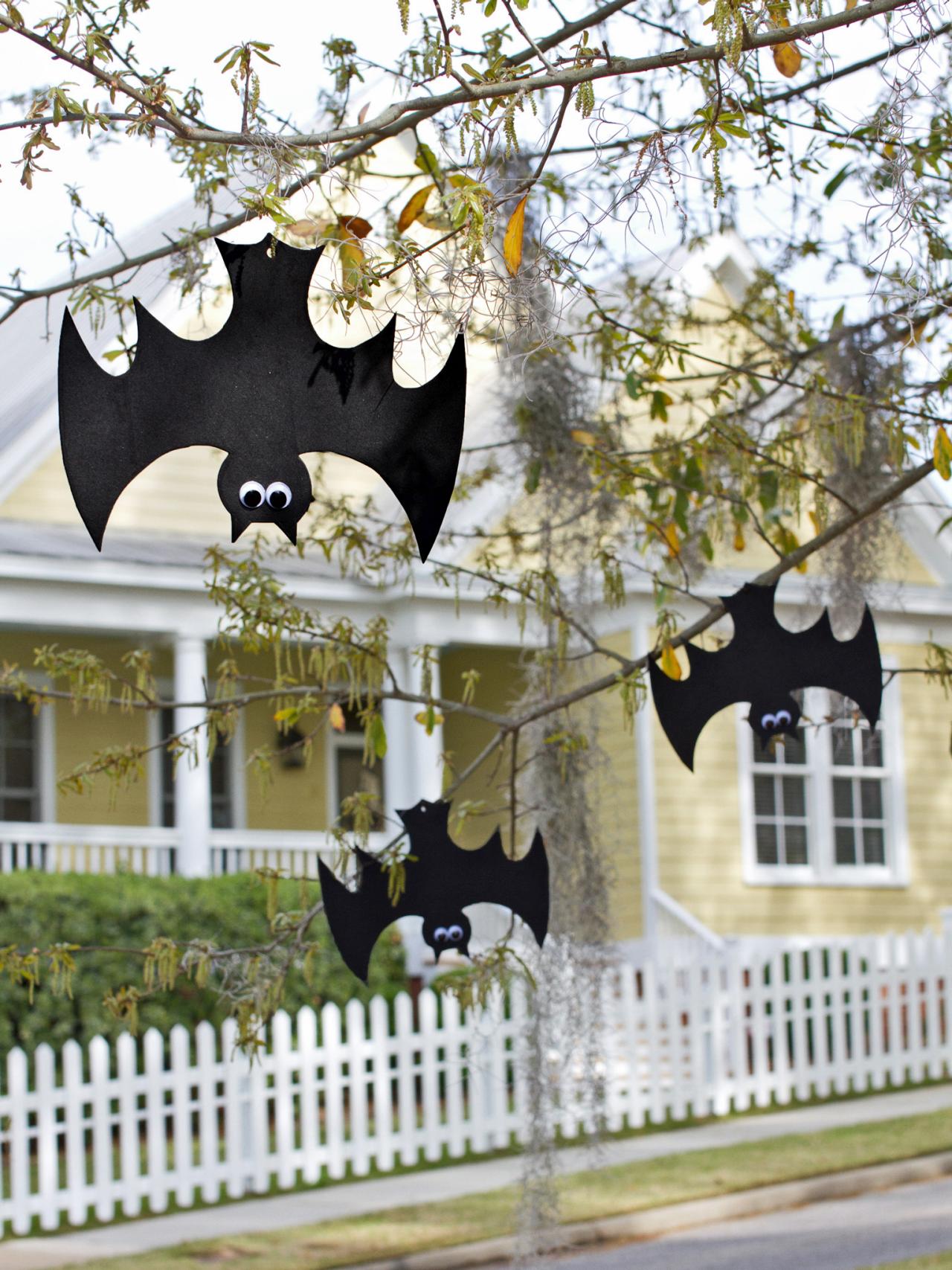 Halloween office decorations - bats