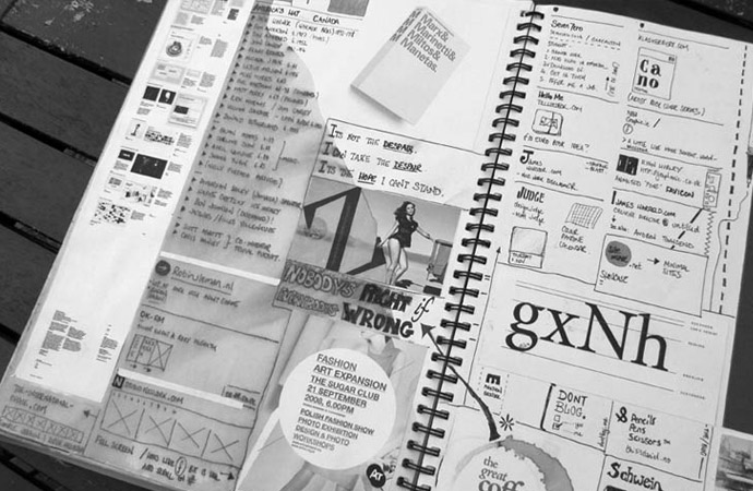 Designer tip - Get your sketchbook out