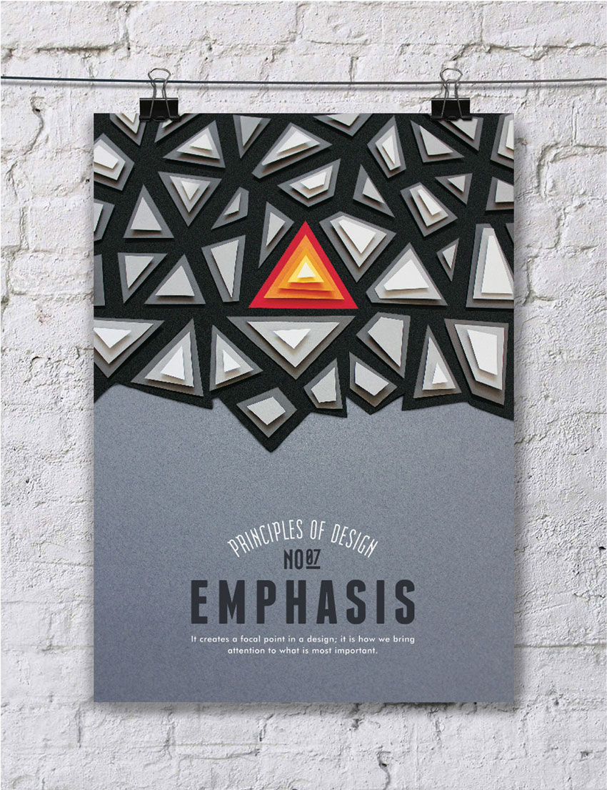 Elements and principles of design - Emphasis