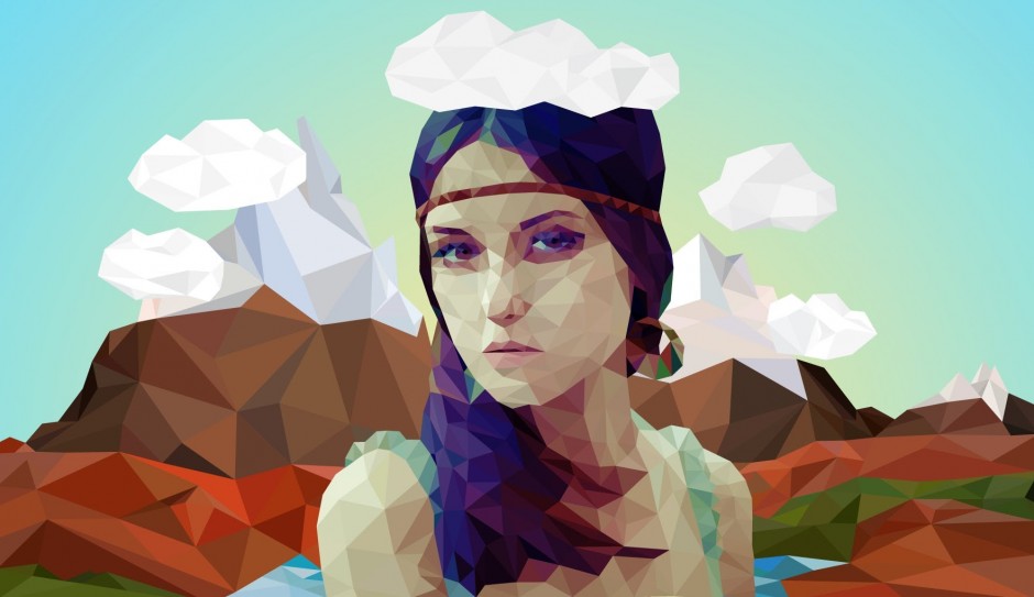 low-poly-portrait