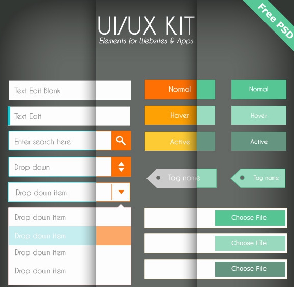UIUX Flat design - Free - Google Chrome