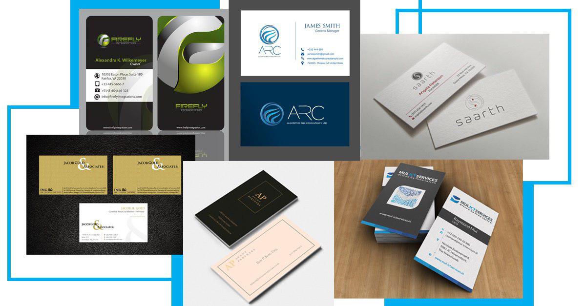 consulting business card design