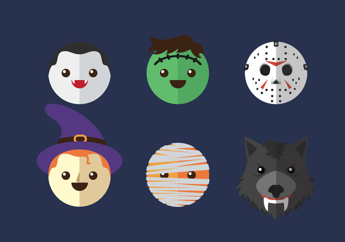 free halloween icons design