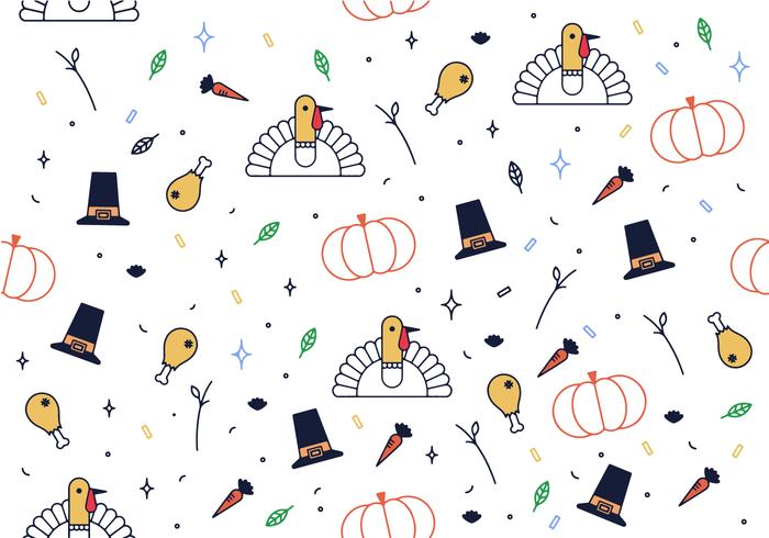 free thanksgiving pattern design