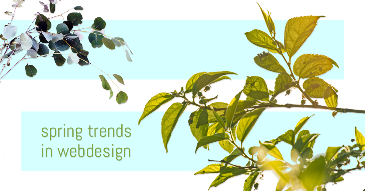 Spring Trends In Web Design For 2018