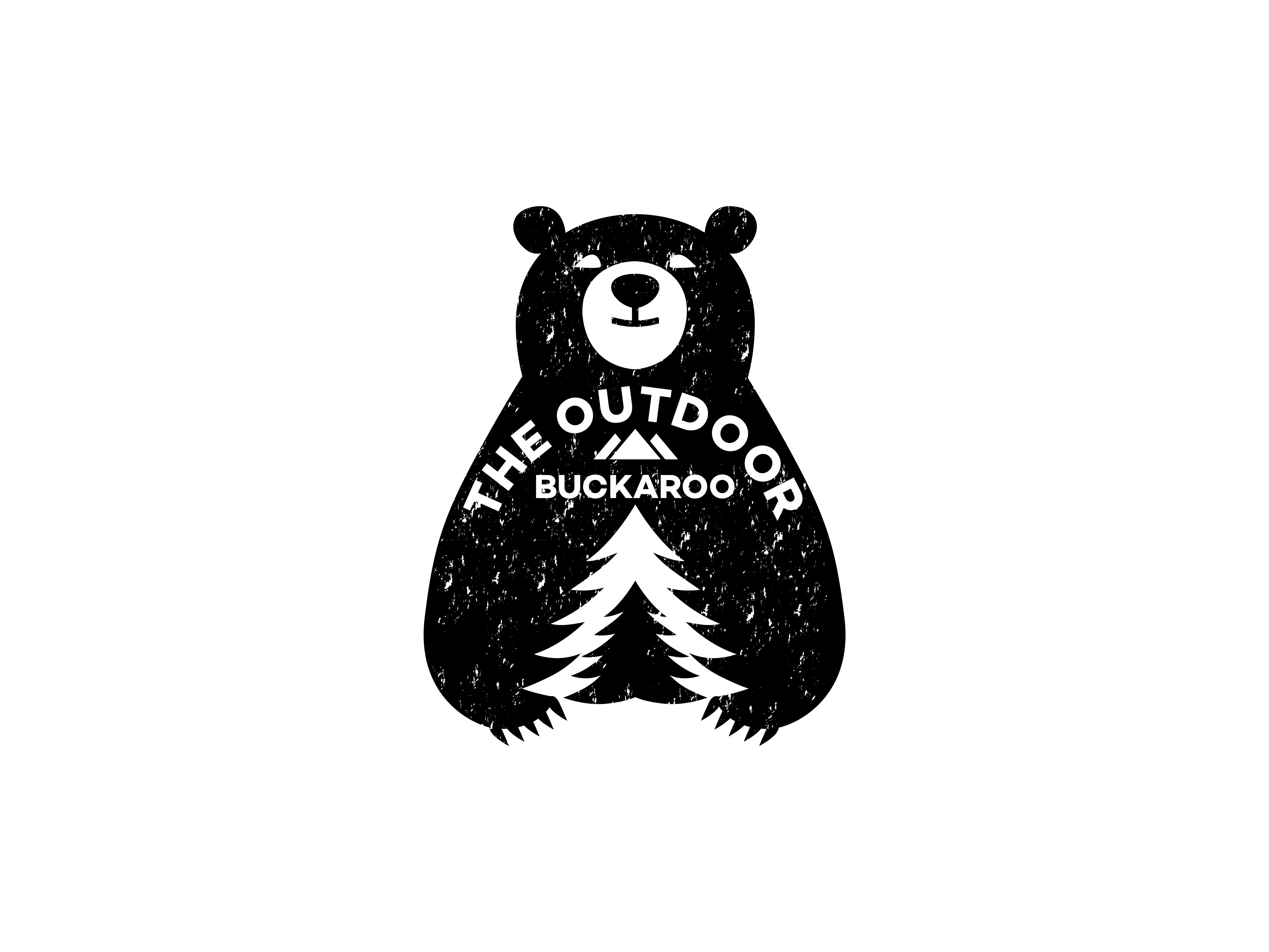 black logo design bear